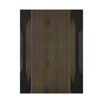 Midnight Gold Column Abstract Wall Art & Canvas Prints