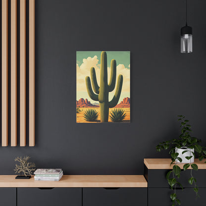 Classic Saguaro Desert Scene Wall Art & Canvas Prints