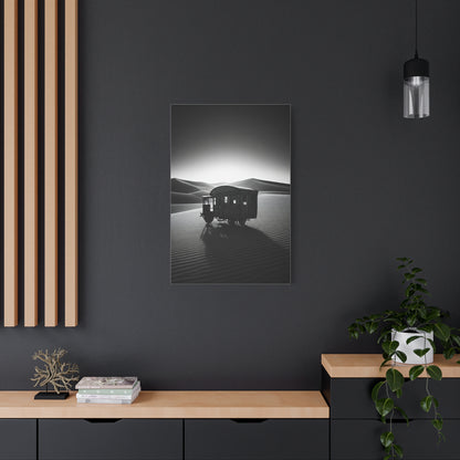 Desert Caravan in Moonlight Wall Art & Canvas Prints