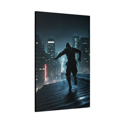 Shadow Runner Cityscape Wall Art & Canvas Prints