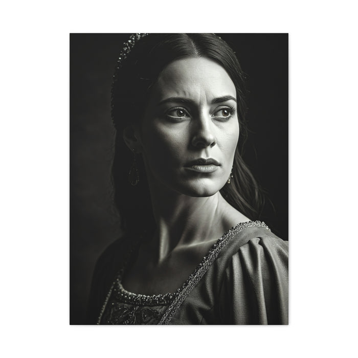 Quiet Grace Black & White Portrait Wall Art & Canvas Prints