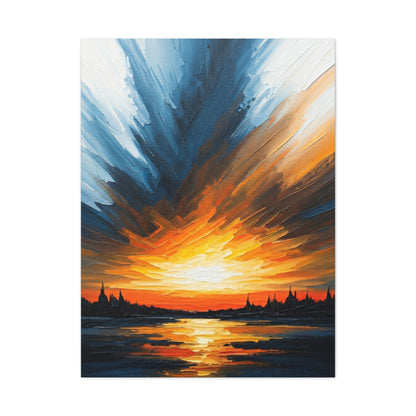 Dramatic Sunset Burst Wall Art & Canvas Prints