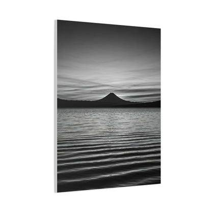 Serene Horizon Mountain Reflection Wall Art & Canvas Prints