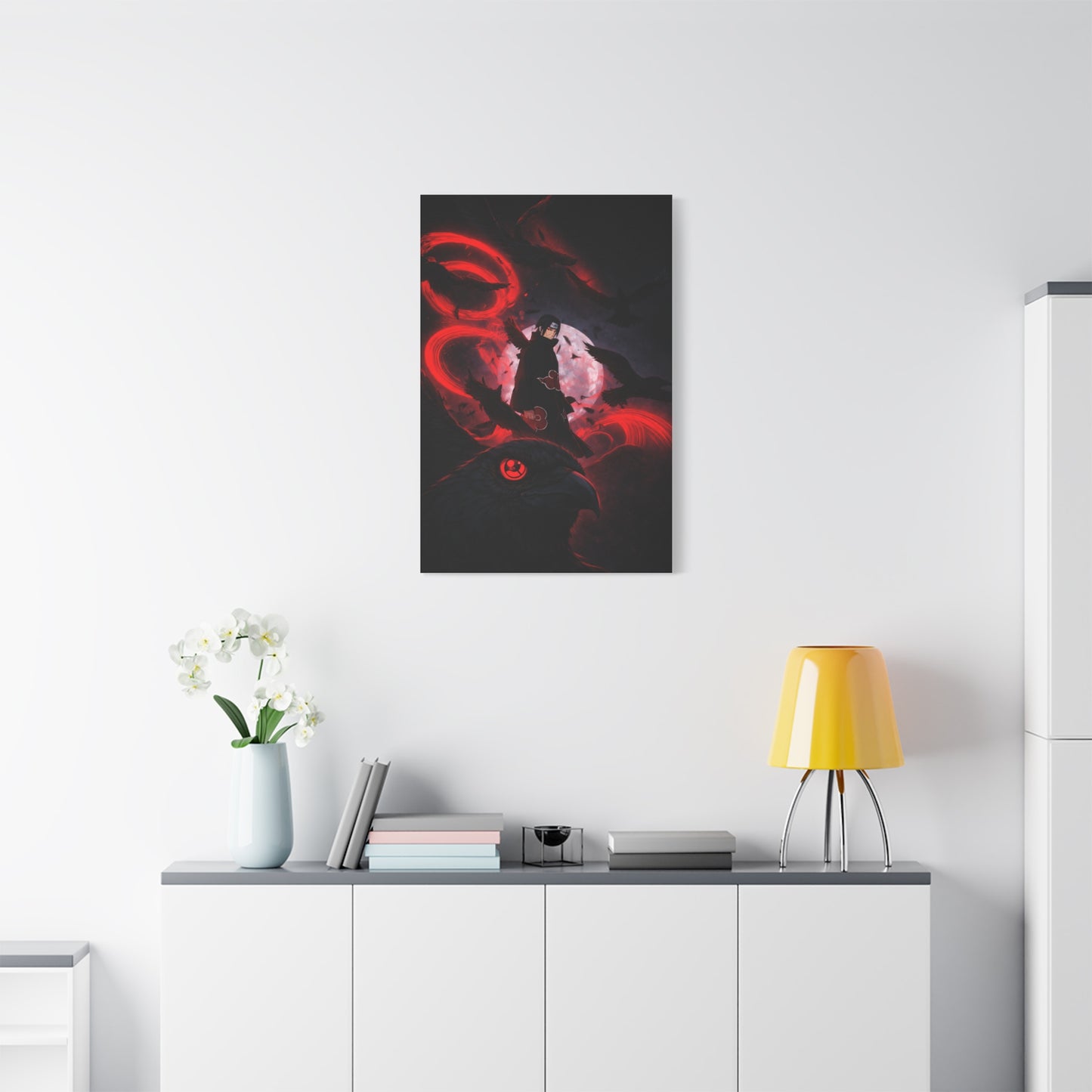 Itachi Uchiha: The Crow Genjutsu Wall Art & Canvas Print