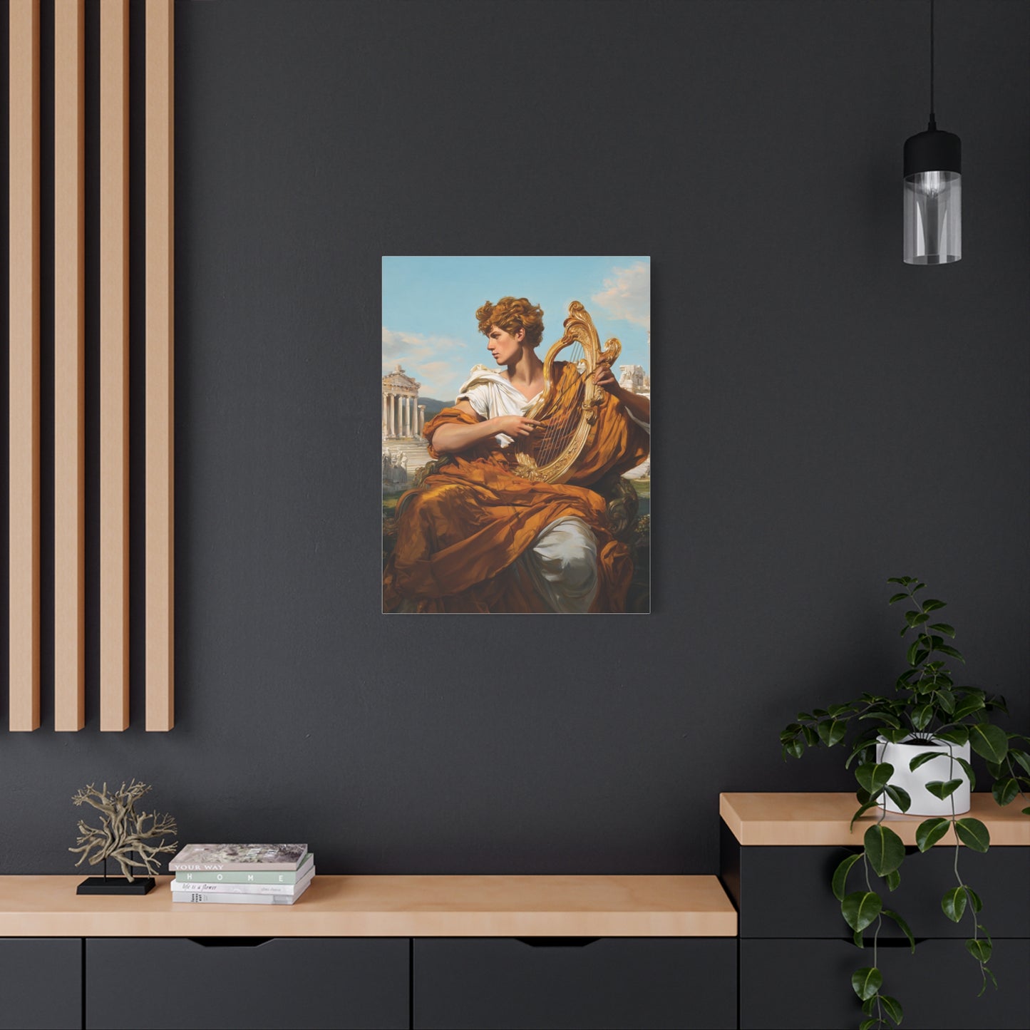 Apollo With Golden Lyre Classical Mythology Wall Art & Canvas Print