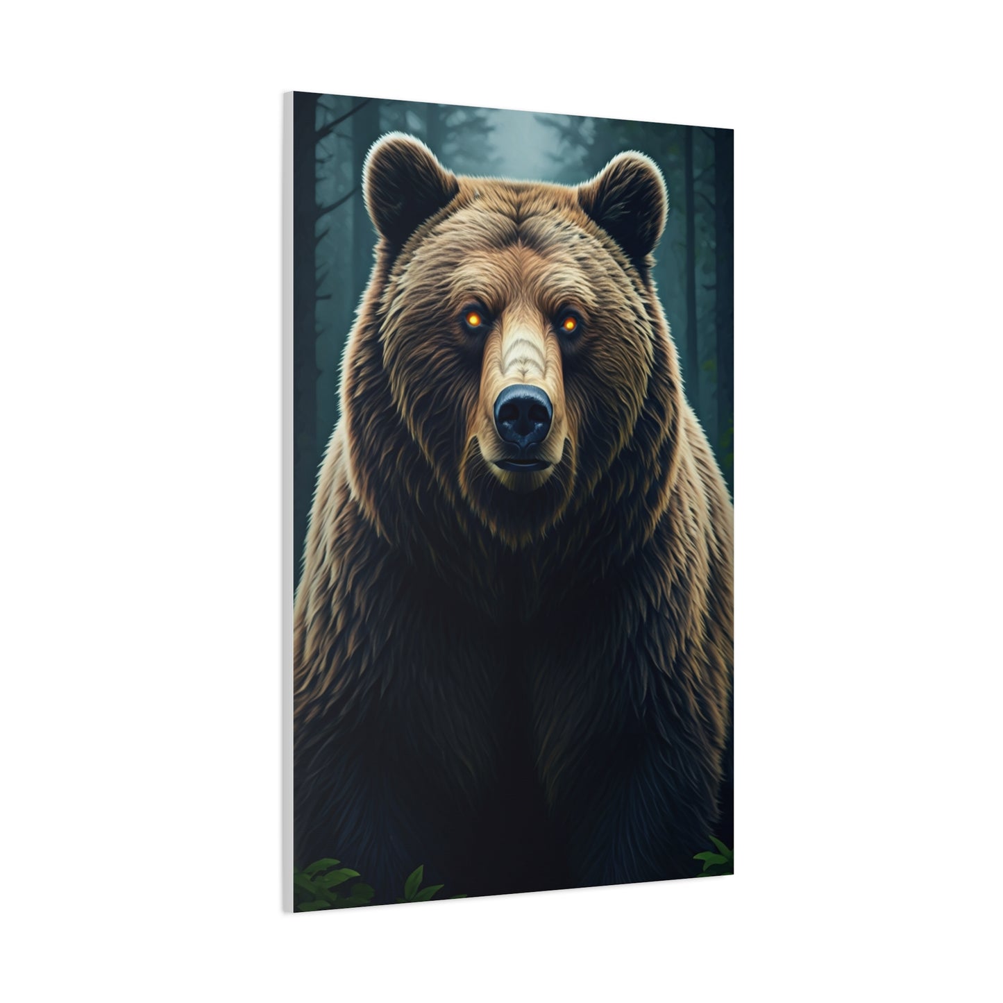 Mystic Ember-Eyed Grizzly Bear Wall Art & Canvas Prints