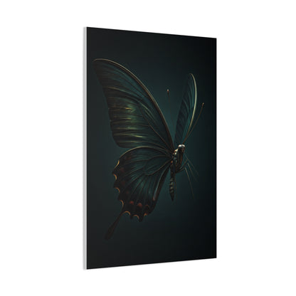 Dark Swallowtail Butterfly Profile Study Wall Art & Canvas Prints