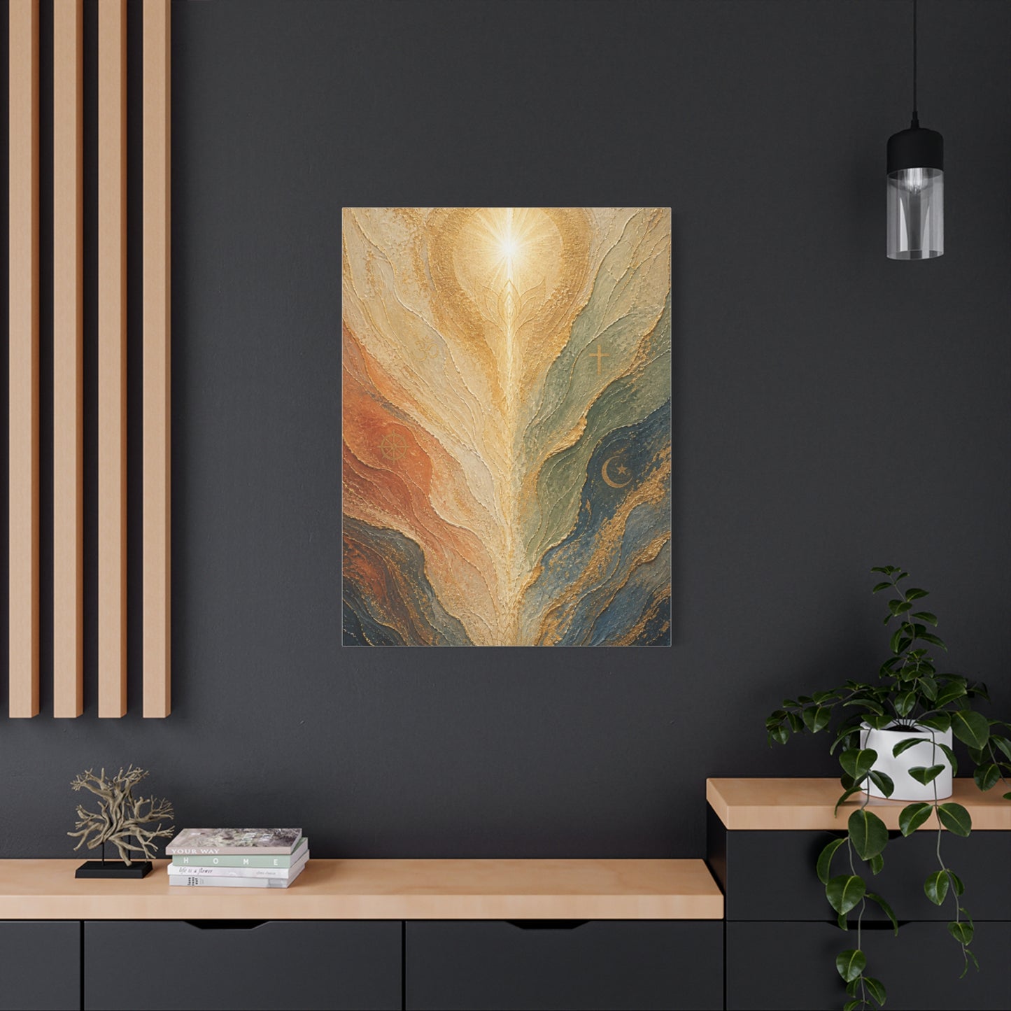 Abstract Divine Light Spiritual Wall Art & Canvas Print