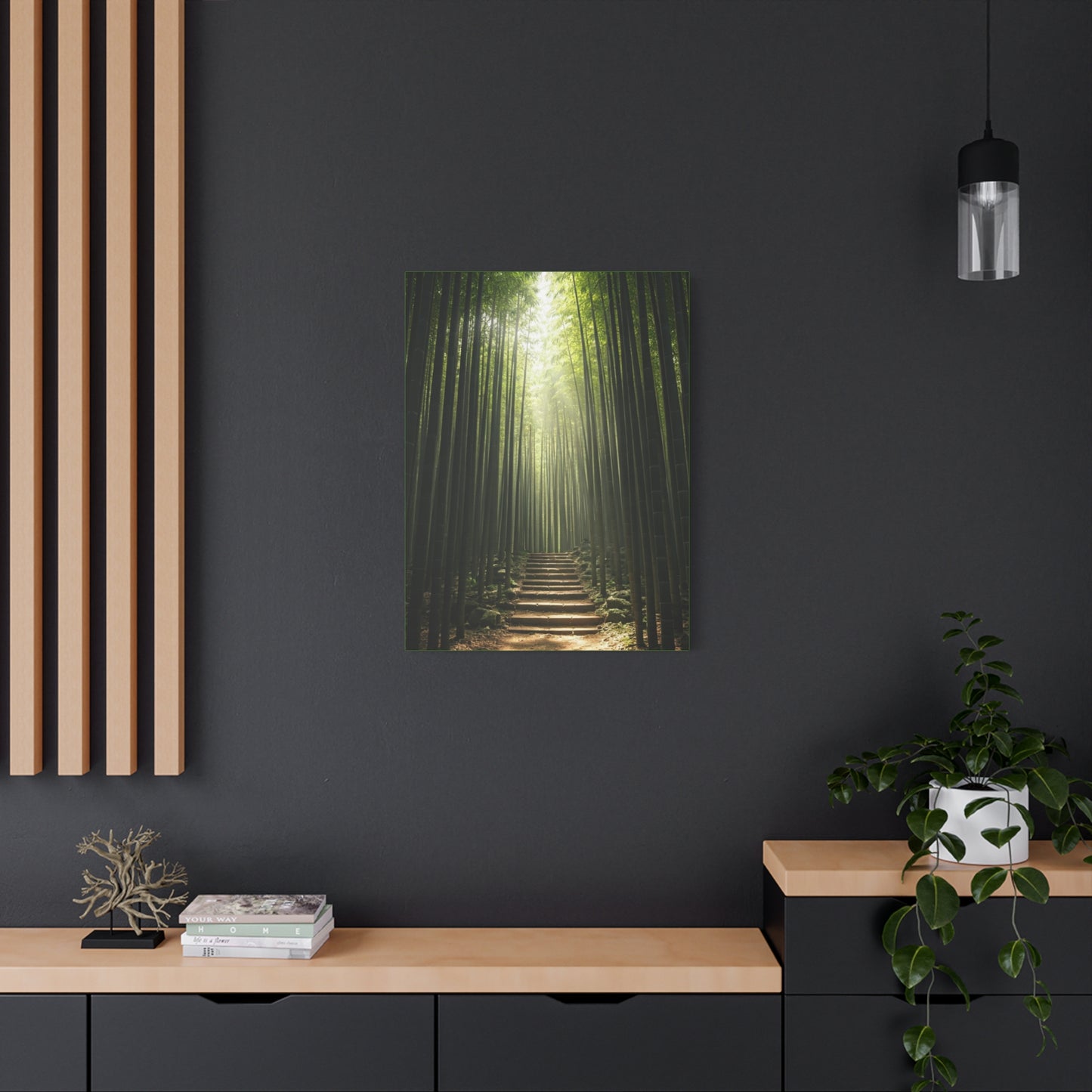 Bamboo Path of Tranquility Wall Art & Canvas Prints