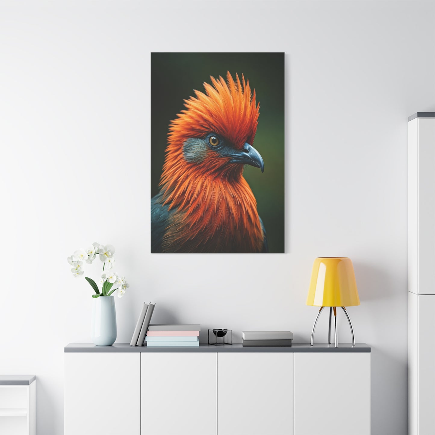 Andean Cock-of-the-Rock Portrait Wall Art & Canvas Prints