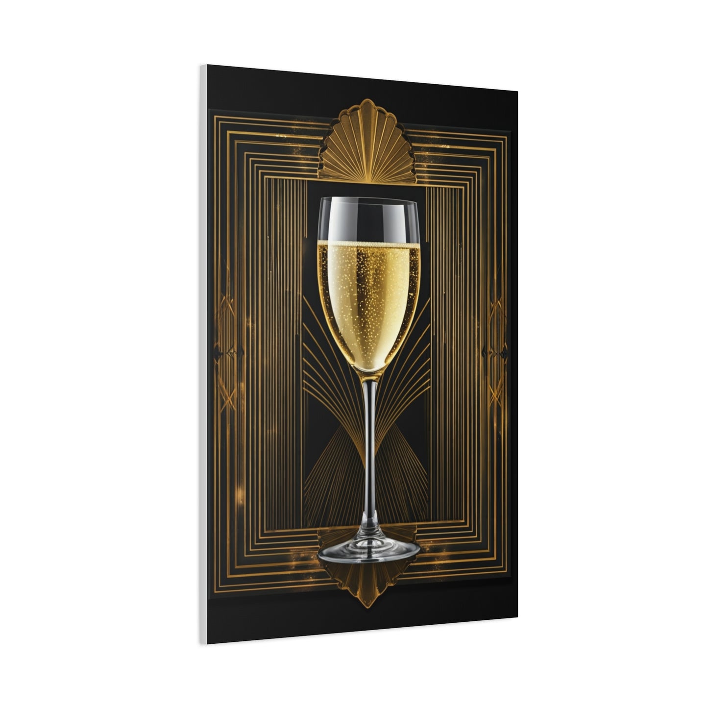 Champagne Celebration Art Deco Wall Art & Canvas Prints