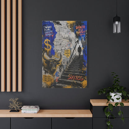Entrepreneur Street Collage Success Street Wall Art & Canvas Print