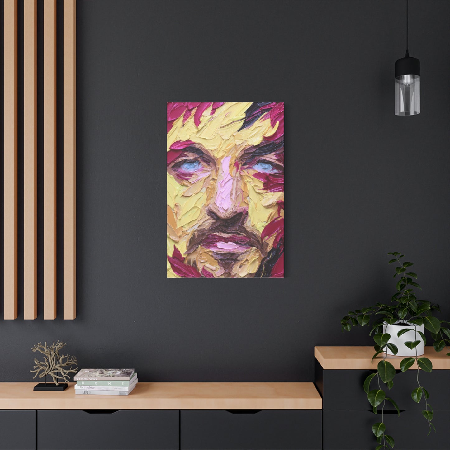 Impasto Expressionist Portrait Wall Art & Canvas Print