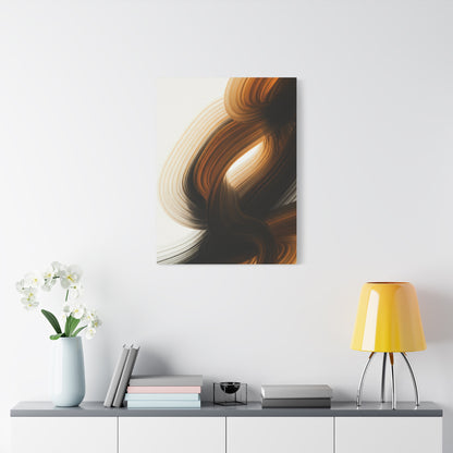 Dark Gold Flow Abstract Wall Art & Canvas Prints