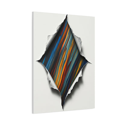Fractured Color Core Abstract Wall Art & Canvas Prints