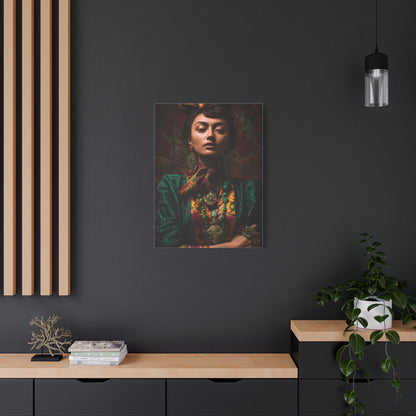 Cultural Jewel Tone Portrait Wall Art & Canvas Print