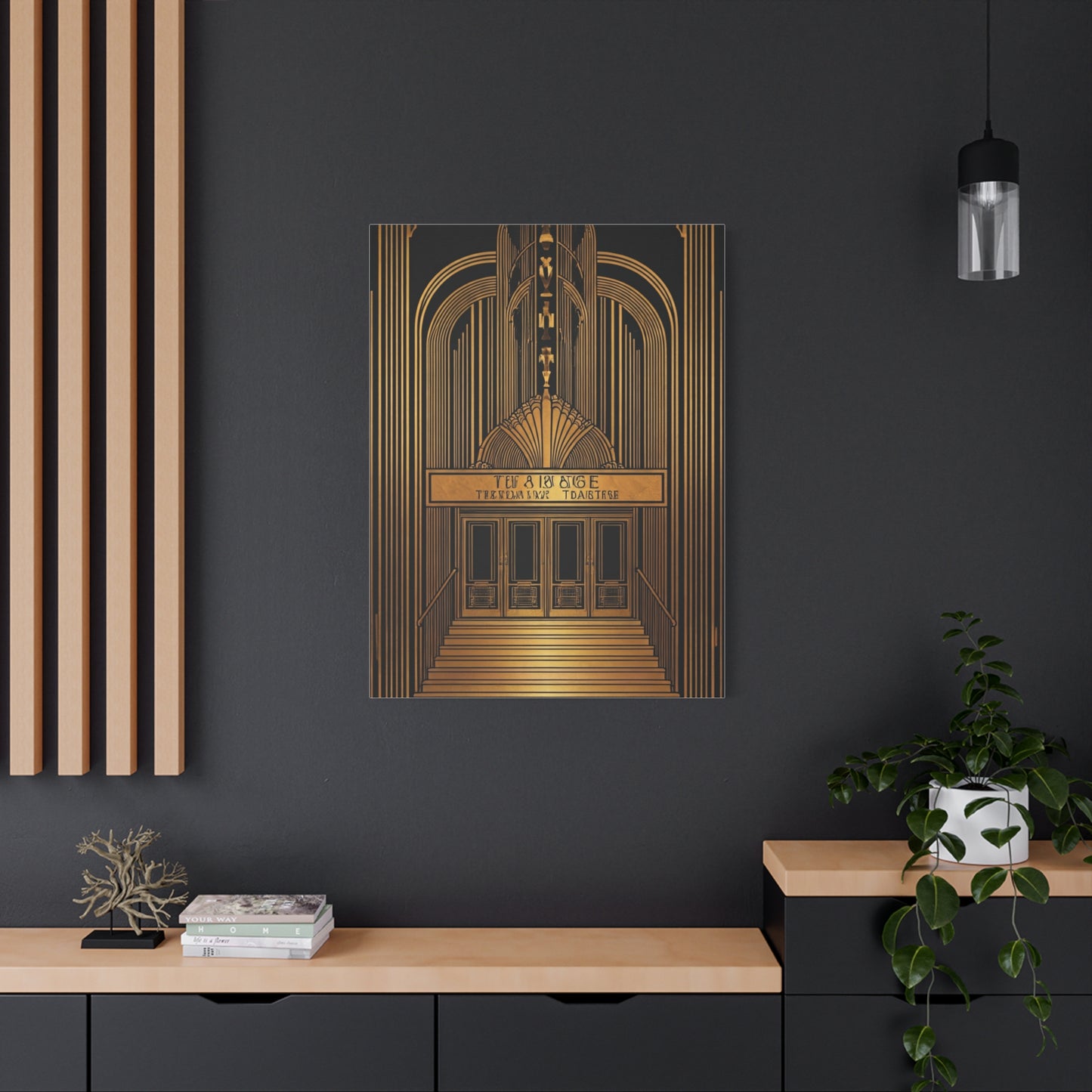 Grand Theatre Entrance Art Deco Wall Art & Canvas Prints