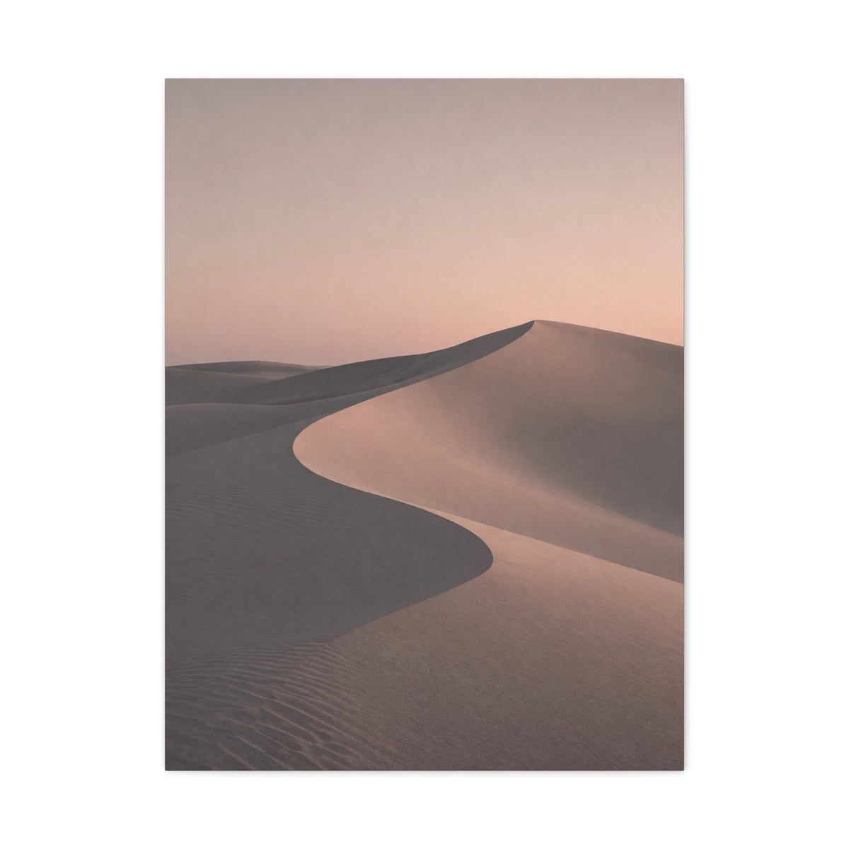 Minimal Desert Serenity Wall Art & Canvas Print