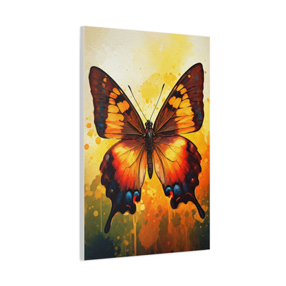 Watercolor Splash Butterfly Wall Art & Canvas Prints