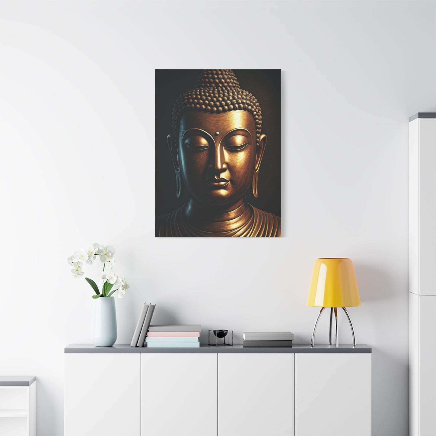 Midnight Glow Buddha Meditation Wall Art & Canvas Prints