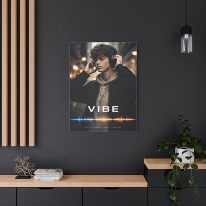 Vibe Music Poster Wall Art & Canvas Print