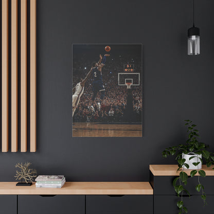 Final Second Game Winner Basketball Sports Wall Art & Canvas Print