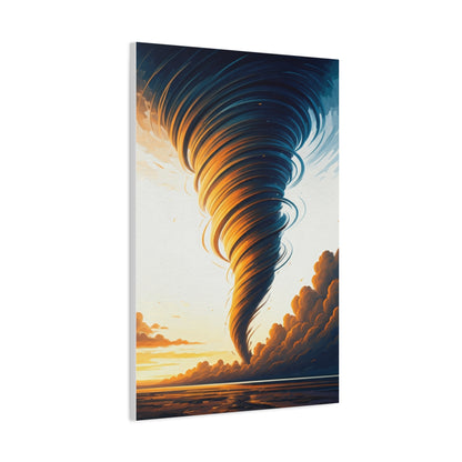 Golden Hour Tornado Landscape Wall Art & Canvas Prints
