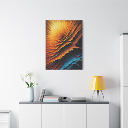 Radiant Burst Spectrum Abstract Wall Art & Canvas Prints