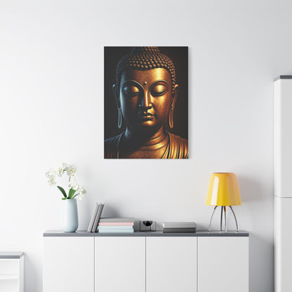 Golden Spark Buddha Meditation Wall Art & Canvas Prints