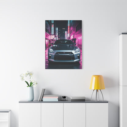 Nissan GT-R R35 Tokyo Neon Nights Wall Art & Canvas Prints