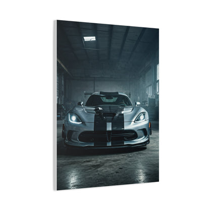 Dodge Viper Performance Build Garage Scene Wall Art & Canvas Prints