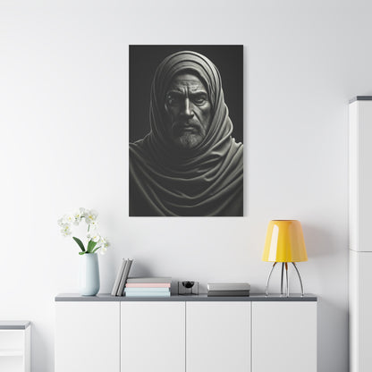 Silent Strength Black & White Elder Portrait Wall Art & Canvas Prints