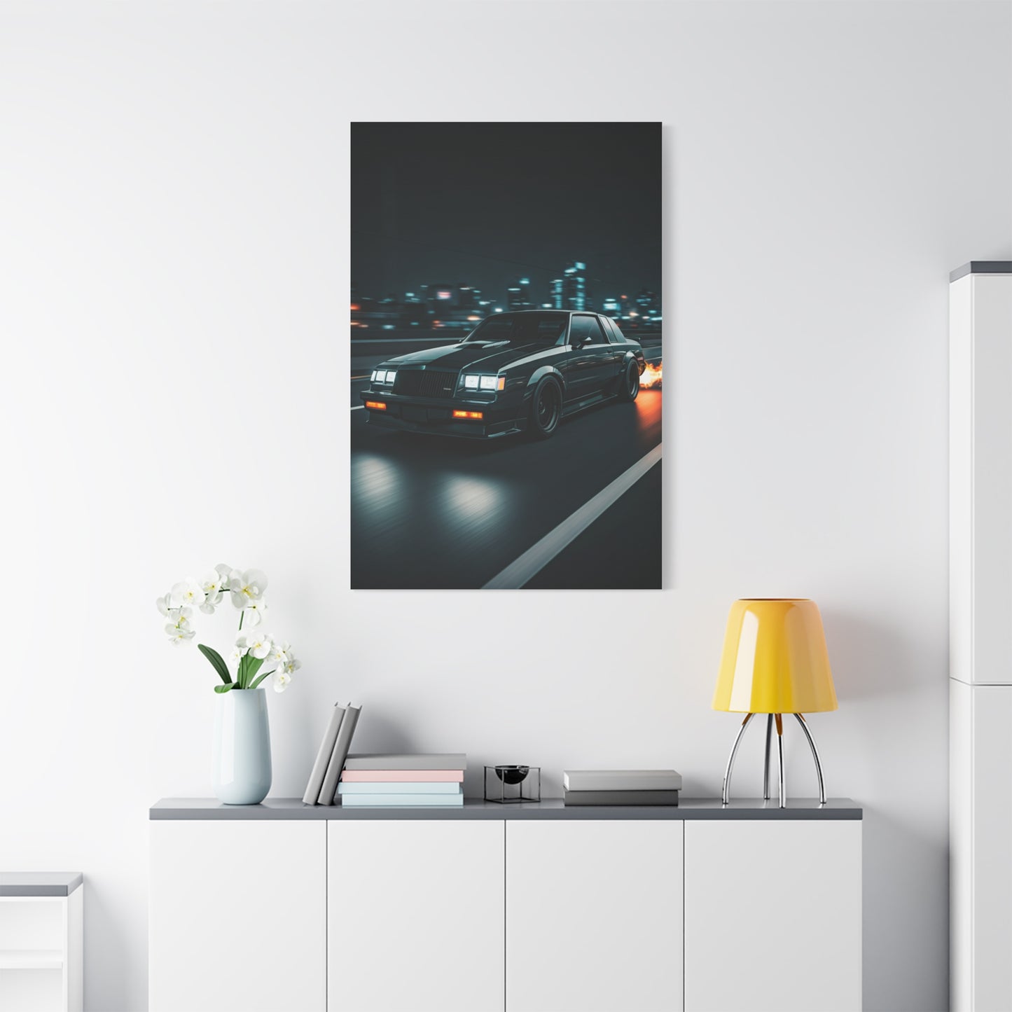 1987 Buick Regal GNX Midnight Turbo Assault Wall Art & Canvas Prints