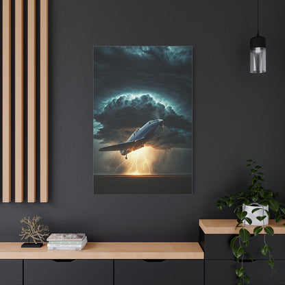 Stormbreaker Aircraft Through Lightning Skies Wall Art & Canvas Prints