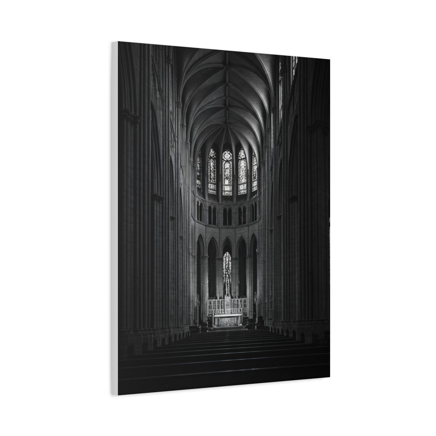 Gothic Cathedral Nave Light Wall Art & Canvas Prints