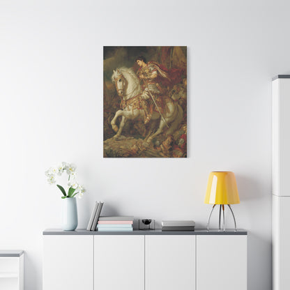 Alexander the Great Commanding The Battlefield Wall Art & Canvas Print