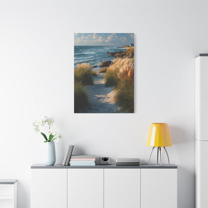 Coastal Dune Path Landscape Wall Art & Canvas Print