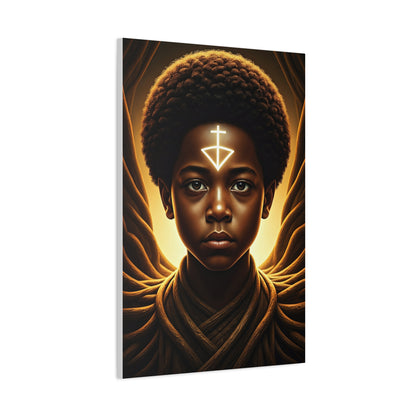 Sacred Youth Symbol Portrait Wall Art & Canvas Prints