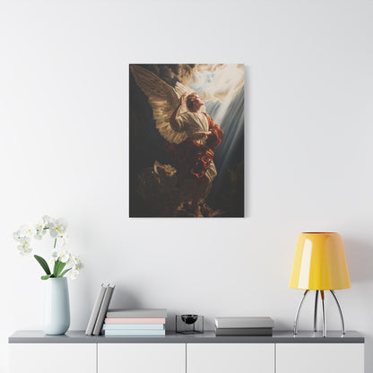 Michelangelo-inspired Angel Wall Art & Canvas Print
