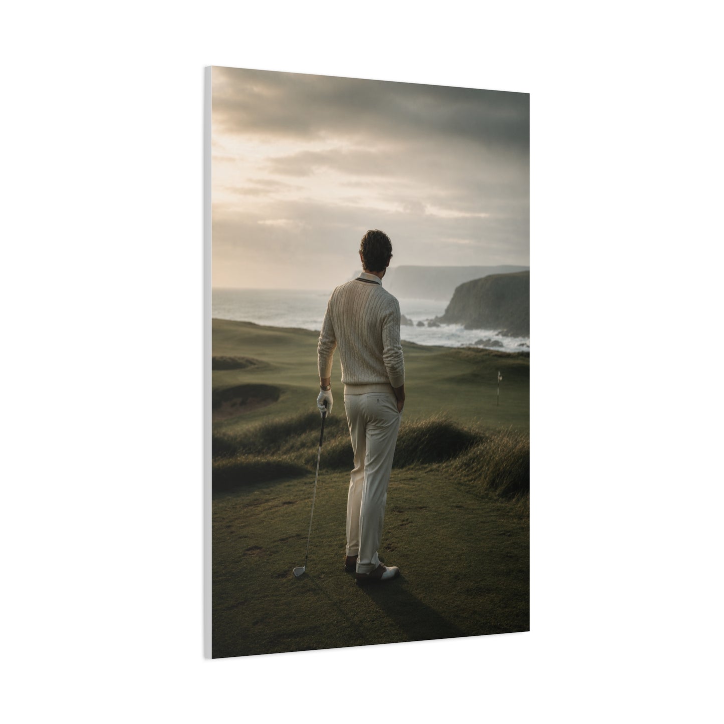 Old Money Coastal Golf Sports Wall Art & Canvas Print