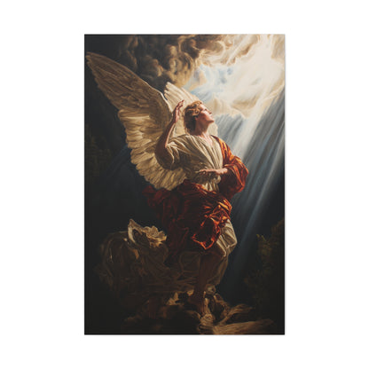 Michelangelo-inspired Angel Wall Art & Canvas Print