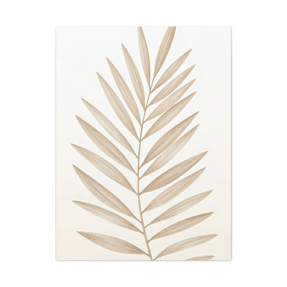 Neutral Palm Silhouette Wall Art & Canvas Prints
