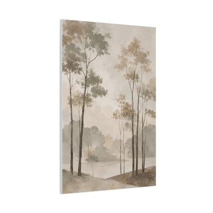 Japandi Minimal Tree Landscape Trees Wall Art & Canvas Print