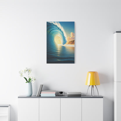 Sunset Tide Glow Coastal Wall Art & Canvas Prints