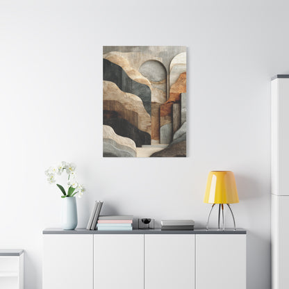 Organic Neutral Abstract Landscape Wall Art & Canvas Print