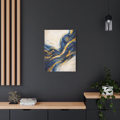Energy Flow Resonance Abstract Wall Art & Canvas Print