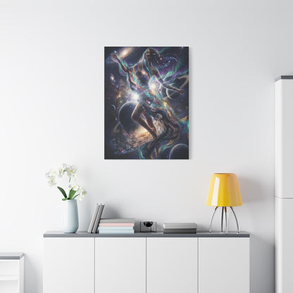 Celestial Cosmic Figure Wall Art & Canvas Print