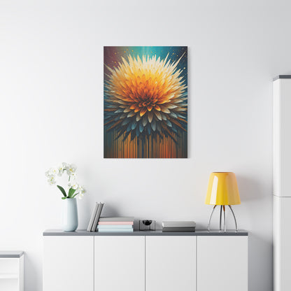 Solar Bloom Burst Wall Art & Canvas Print