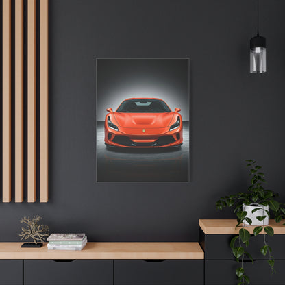 Ferrari F8 Tributo Minimal Studio Wall Art & Canvas Prints