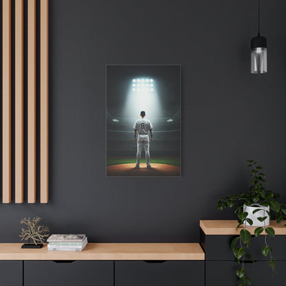 Stadium Spotlight Baseball Player Tribute Wall Art & Canvas Prints